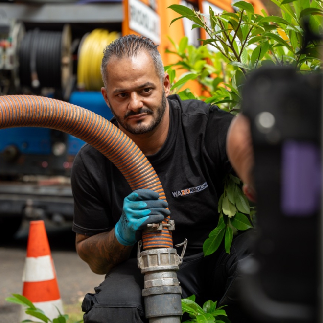 wasmachineafvoer verstopt